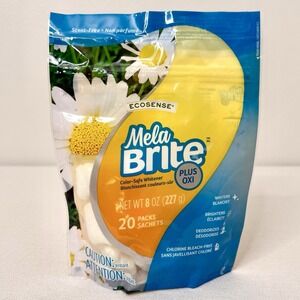 Melaleuca Ecosense MelaBrite Plus Oxi Color Safe Whitener 20 Packs New